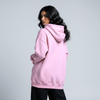 Pink Oversized Unisex Hoodie - Basic