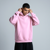 Pink Oversized Unisex Hoodie - Basic