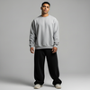 Silver Grey Crewneck Unisex Sweatshirt - Basic