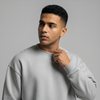 Silver Grey Crewneck Unisex Sweatshirt - Basic