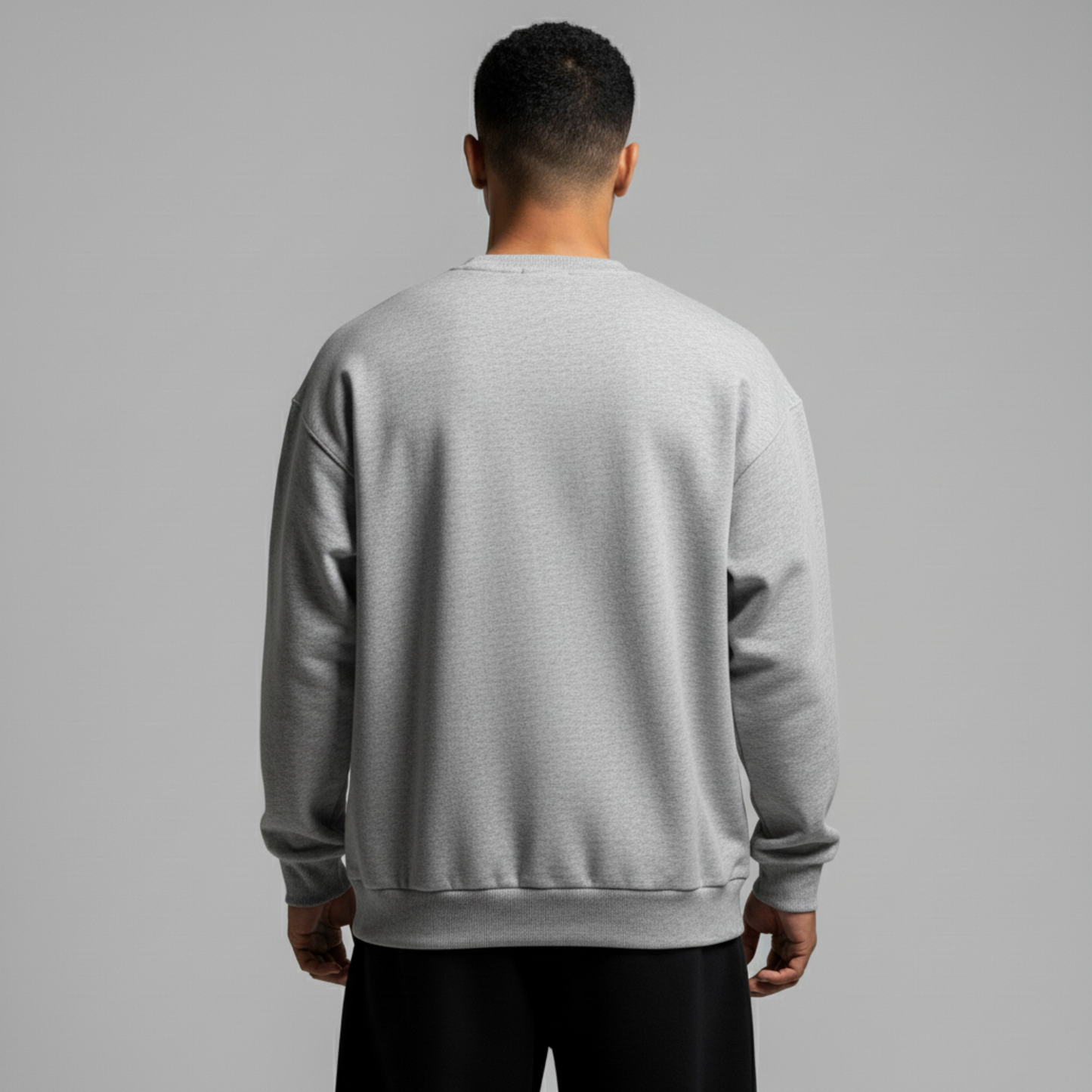 Silver Grey Crewneck Unisex Sweatshirt - Basic