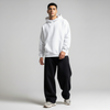 White Oversized Unisex Hoodie - Basic