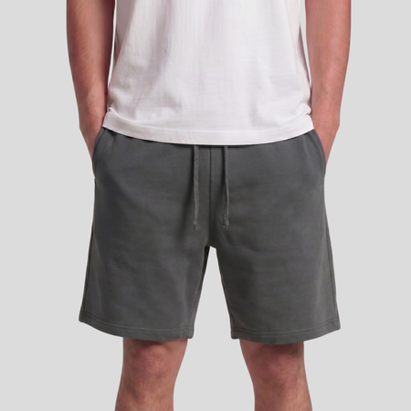 Dark Grey Unisex Regular Summer Shorts