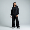 Black Crewneck Unisex Sweatshirt - Basic