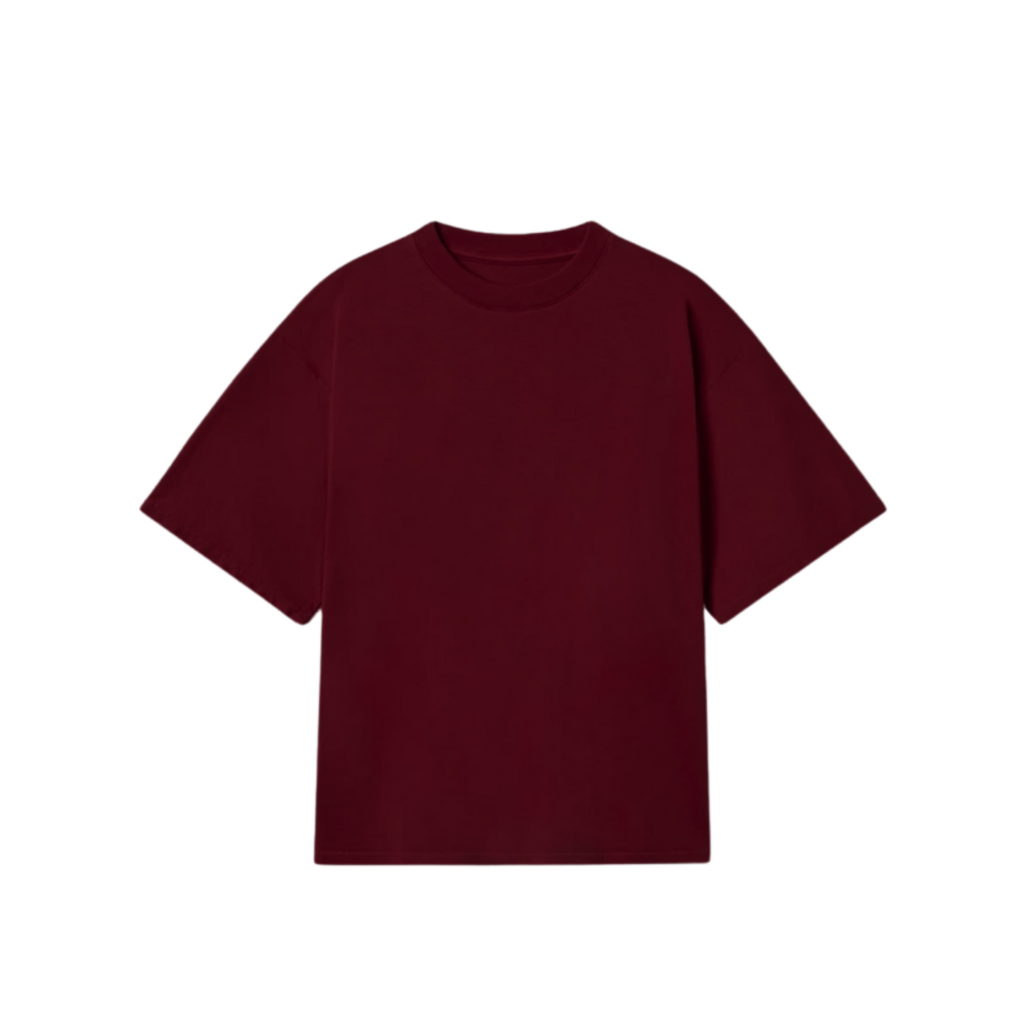 Premium Heavy Oversized Unisex T-Shirt - Burgundy