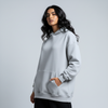 Silver Grey Oversized Unisex Hoodie - Basic