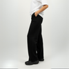Black Unisex Straight Leg Sweatpants - Basic