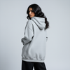 Silver Grey Oversized Unisex Hoodie - Basic