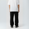 Black Unisex Straight Leg Sweatpants - Basic