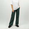 Dark Green Unisex Straight Leg Sweatpants - Basic