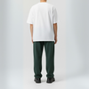 Dark Green Unisex Straight Leg Sweatpants - Basic
