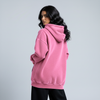 Washed Oversized Unisex Hoodie - Pink