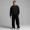 Black Crewneck Unisex Sweatshirt - Basic