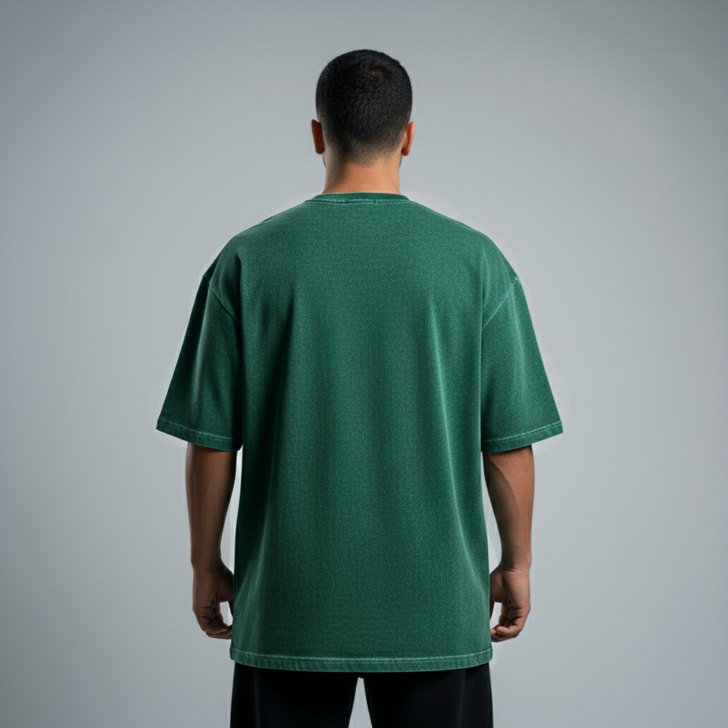 Washed Oversized Unisex T-Shirt - Green