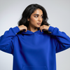 Royal Blue Oversized Unisex Hoodie - Basic