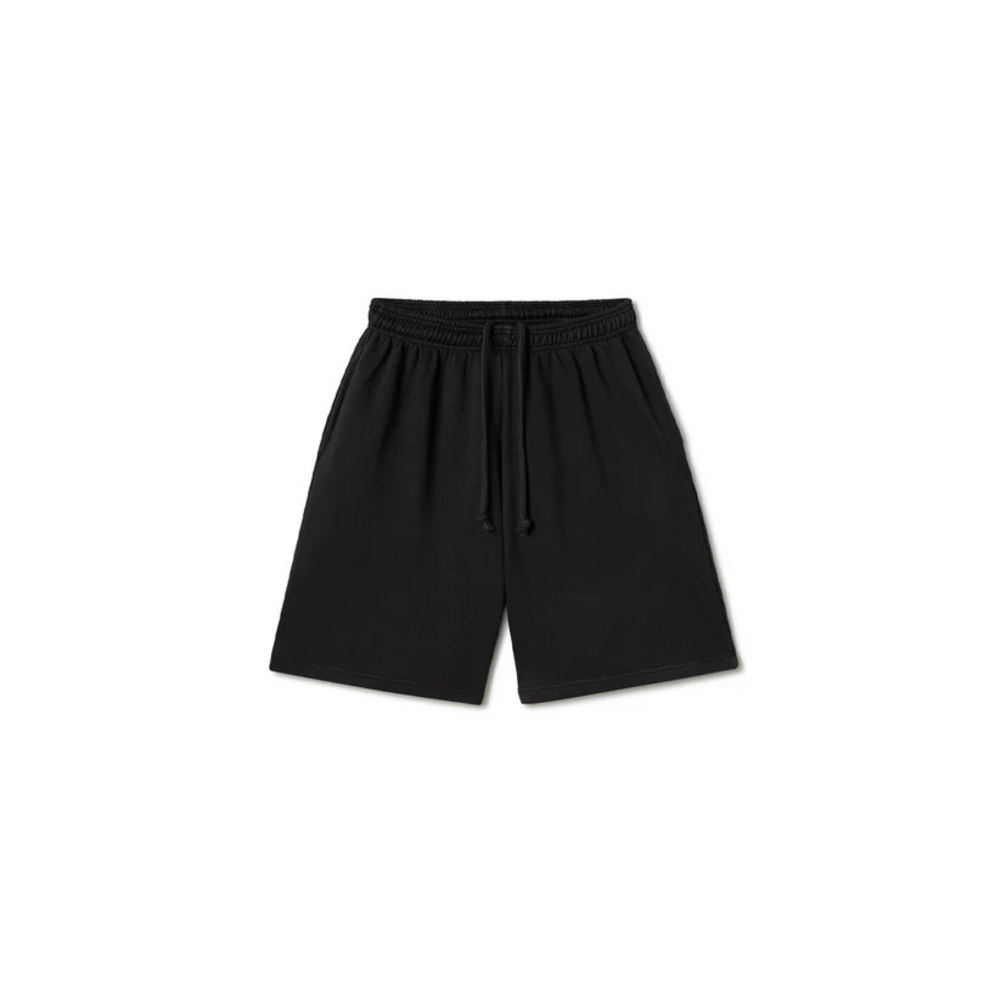 Black Unisex Regular Summer Shorts