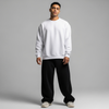 White Crewneck Unisex Sweatshirt - Basic