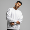 White Crewneck Unisex Sweatshirt - Basic