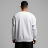 White Crewneck Unisex Sweatshirt - Basic