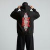 Black Oversized Unisex Hoodie - Ace