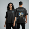 Washed Oversized Unisex T-Shirt - Butterfly