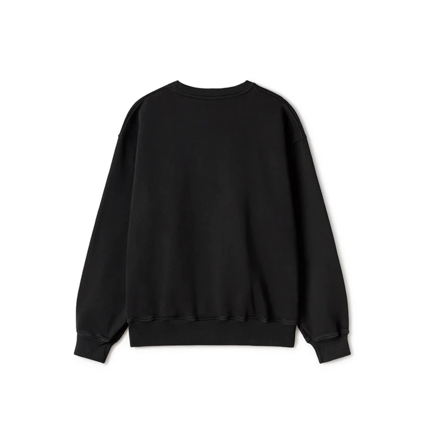 Black Crewneck Unisex Sweatshirt - Basic