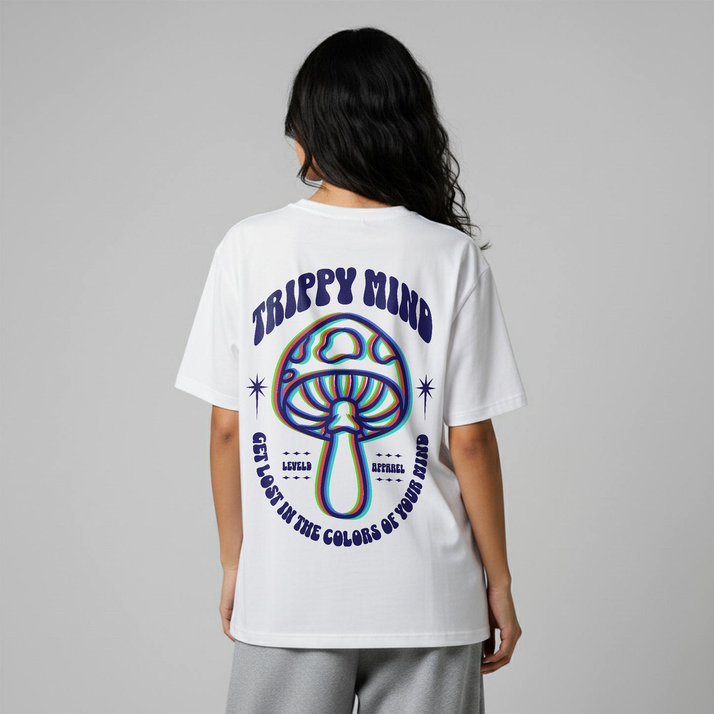 Oversized Unisex T-Shirt – Magic Mushrooms