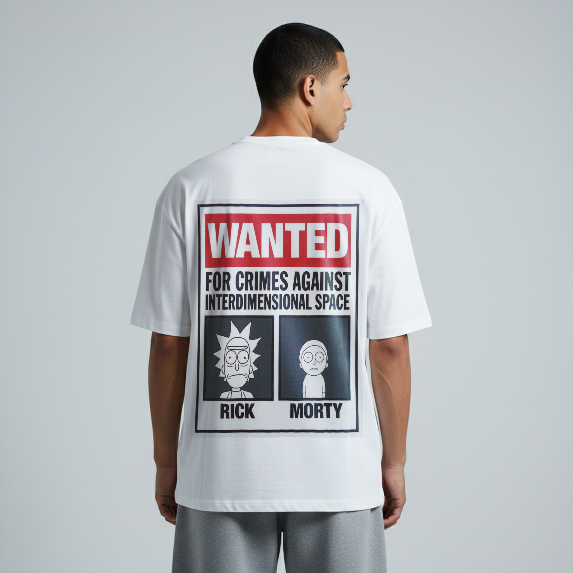 Oversized Unisex T-Shirt – Rick & Morty
