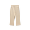 Beige Unisex Straight Leg Sweatpants - Basic