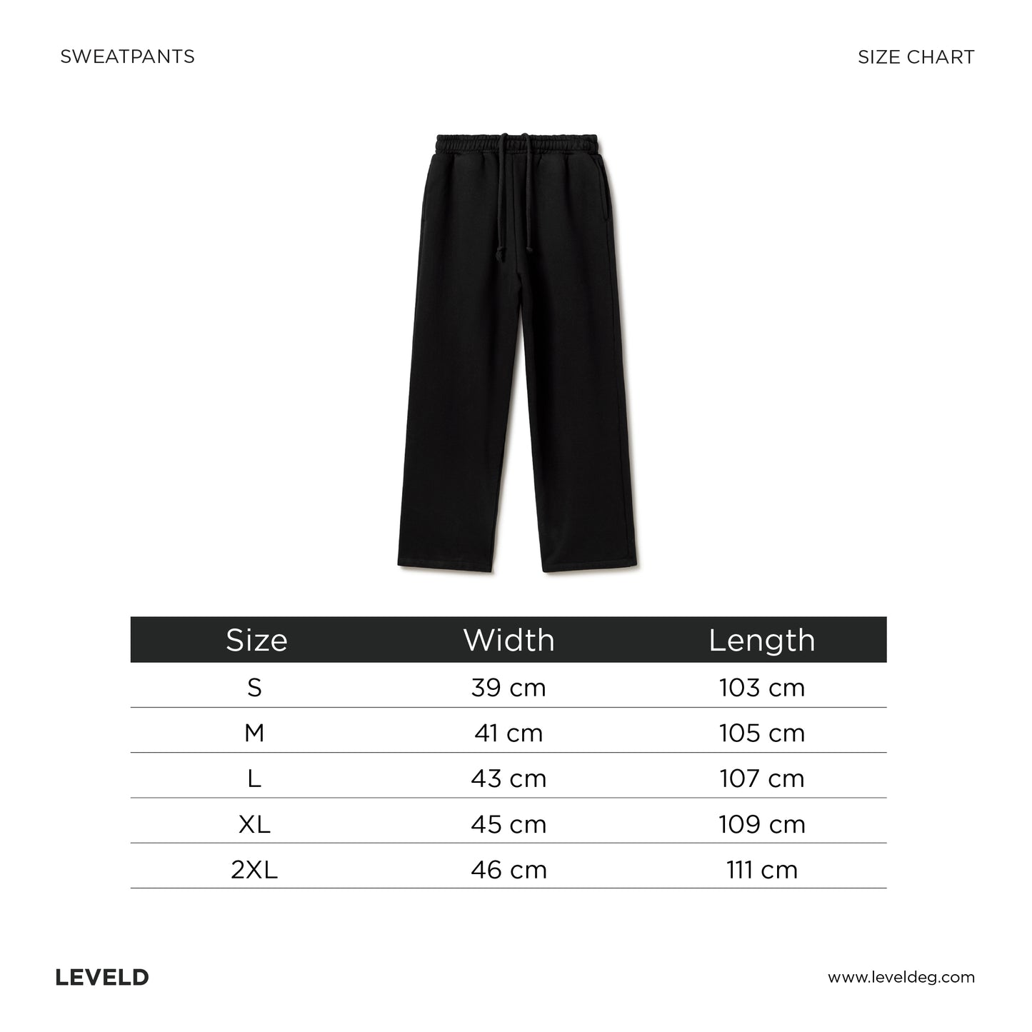 Dark Grey Unisex Straight Leg Sweatpants - Basic