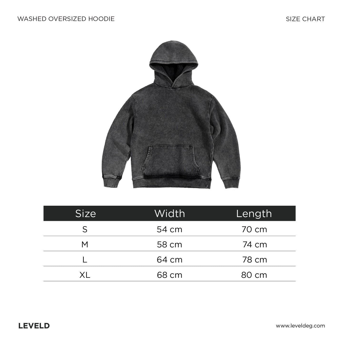 Washed Oversized Hoodie - Clarity of vision