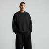 Black Crewneck Unisex Sweatshirt - Chaotic scenario