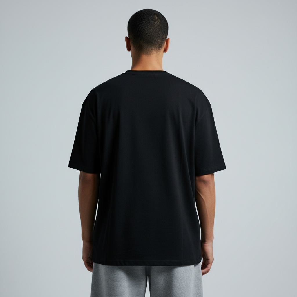 Premium Heavy Oversized Unisex T-Shirt - Black