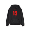 Black Oversized Unisex Hoodie - Ace