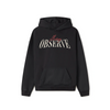 Black Oversized Unisex Hoodie - Always observe