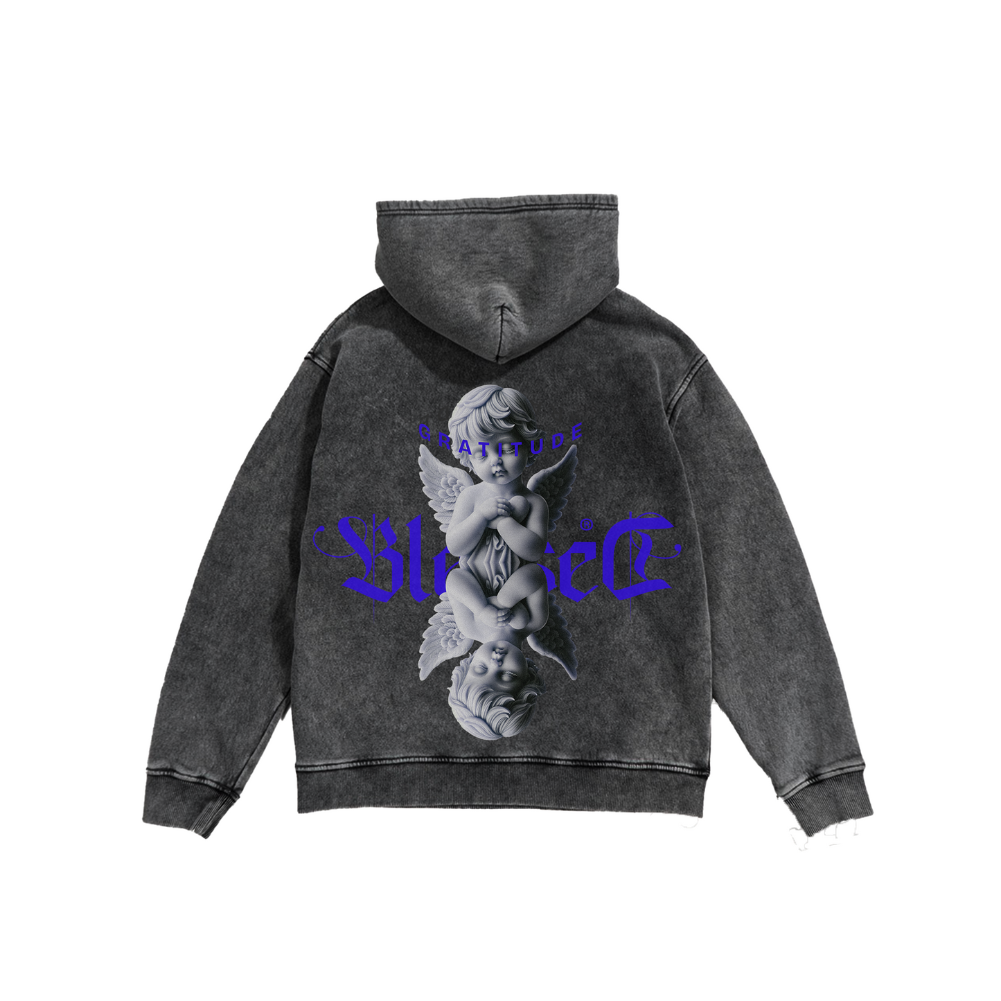 Washed Oversized Hoodie - Blessed