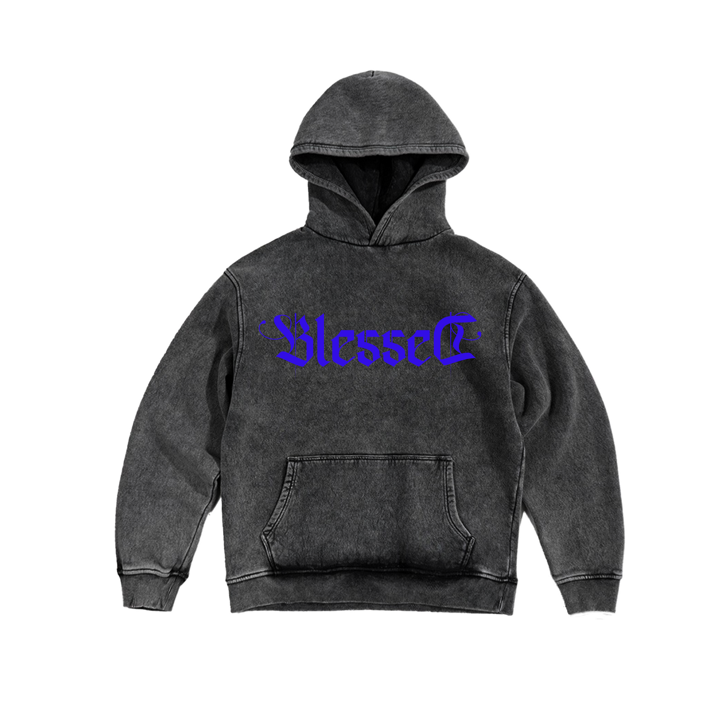 Washed Oversized Hoodie - Blessed