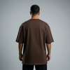 Premium Heavy Oversized Unisex T-Shirt - Brown