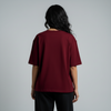Premium Heavy Oversized Unisex T-Shirt - Burgundy