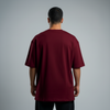 Premium Heavy Oversized Unisex T-Shirt - Burgundy