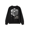 Black Crewneck Unisex Sweatshirt - Chaotic scenario
