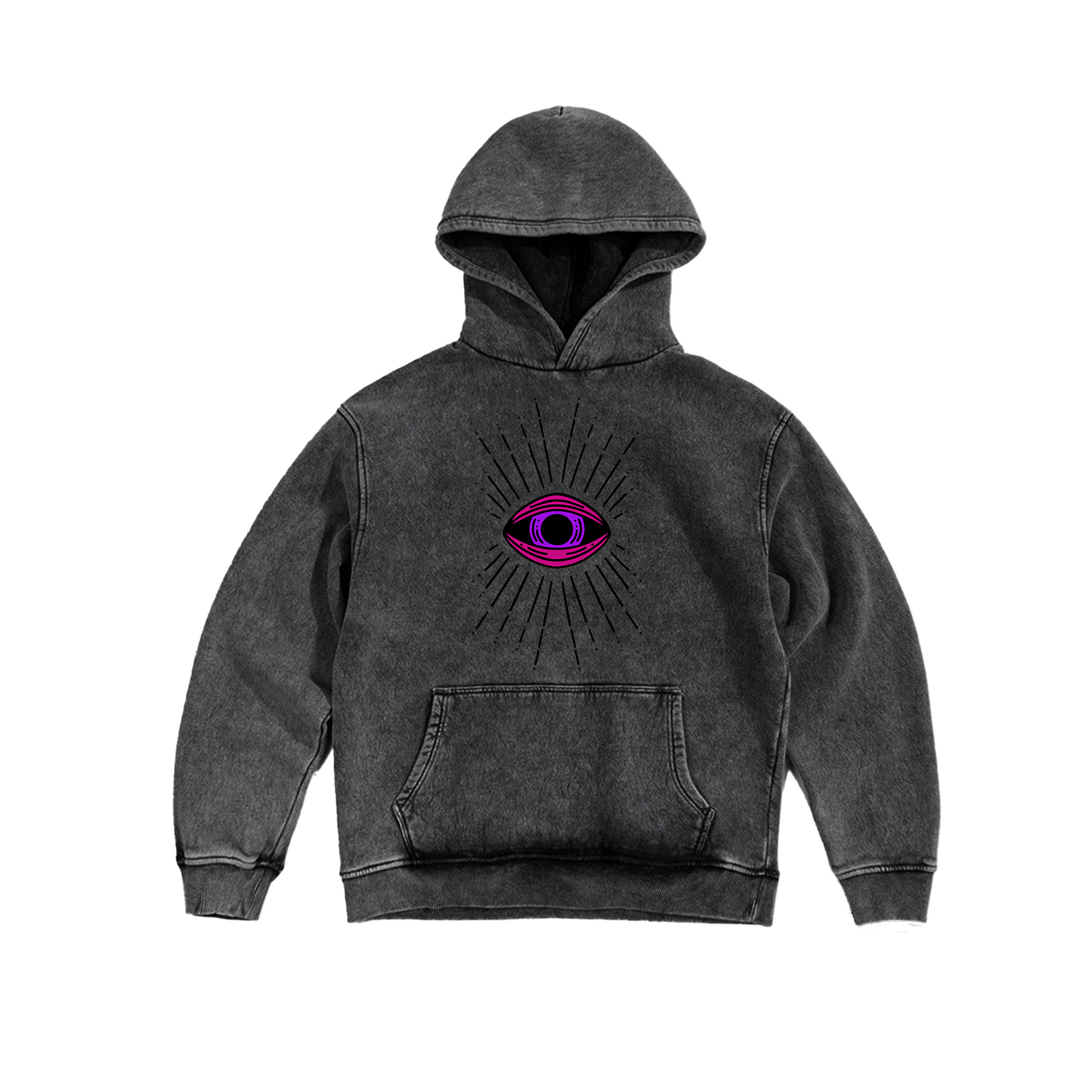 Washed Oversized Hoodie - Clarity of vision