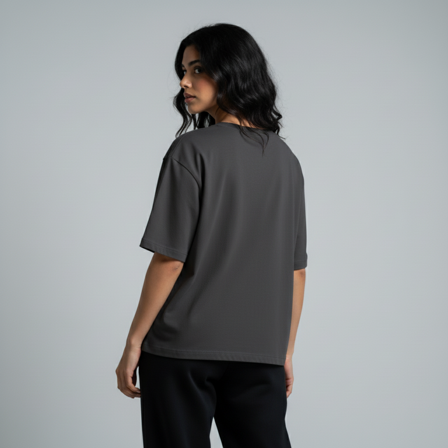 Premium Heavy Oversized Unisex T-Shirt - Dark Grey