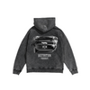 Washed Oversized Hoodie - Distortion