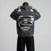 Washed Oversized Hoodie - Distortion