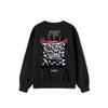 Black Crewneck Unisex Sweatshirt - eye balls