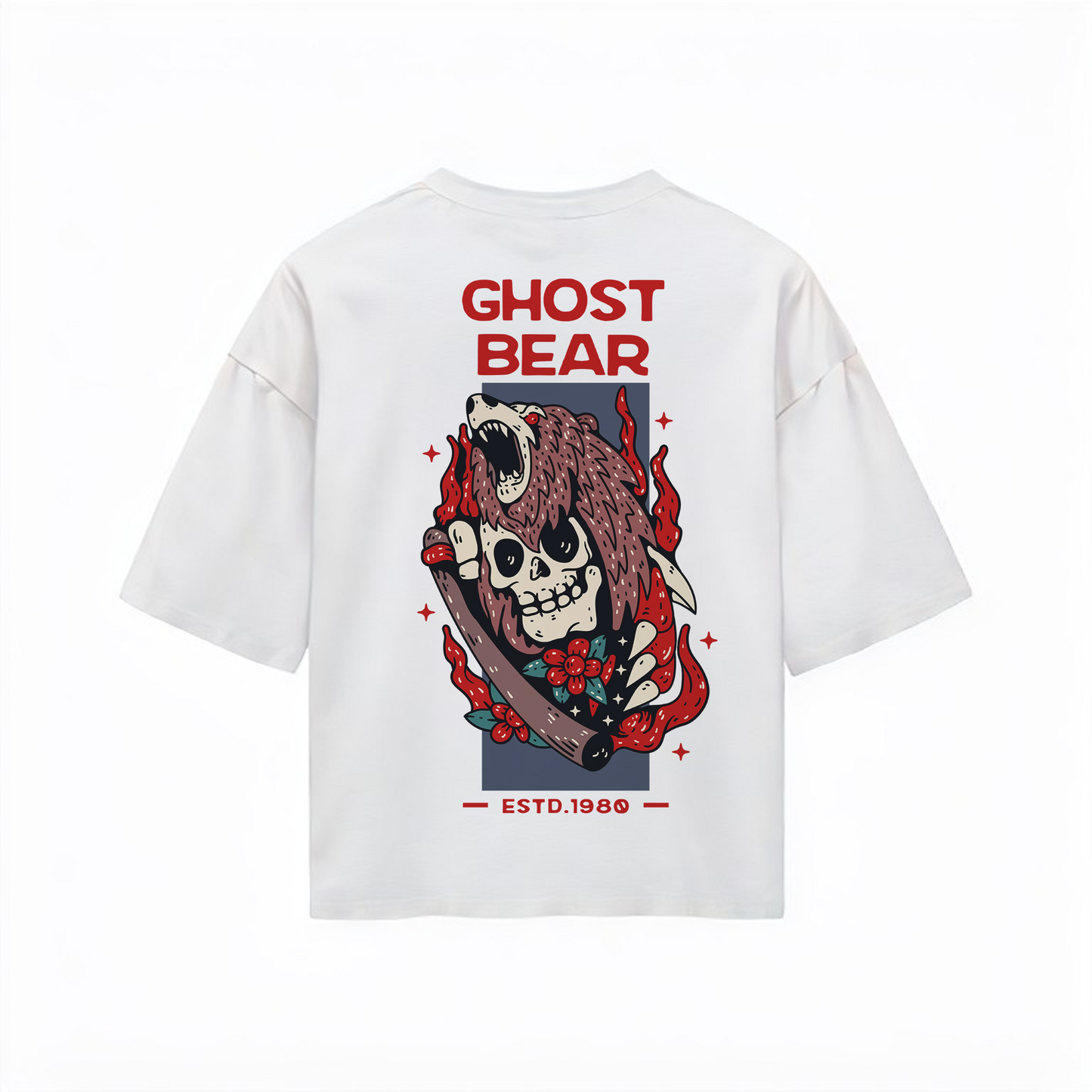 Oversize Unisex T-Shirt – Ghost Bear
