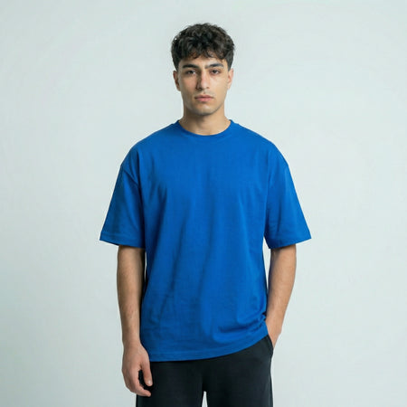 Oversized Lightweight Unisex T-Shirt - Royal Blue