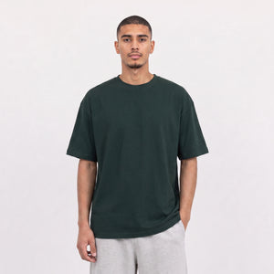 Oversized Heavy Unisex T-Shirt - Dark Green