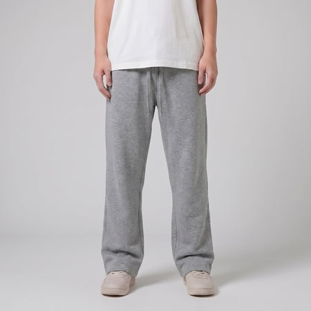 Straight Leg Unisex Summer Sweatpants - Heather Grey